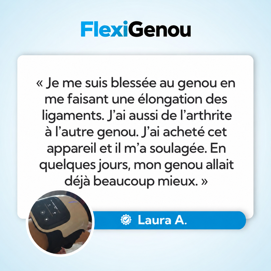 Masseur de genou 4-en-1 FlexiGenou™ - Soulagement naturel des douleurs du genou
